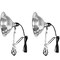 Ipower Simple Deluxe Tight Grip Clamp Lamp Light with 8.5 Inch Aluminum Reflector up to 150 Watt, 2PK HIWKLTHEAVYCLAMPLIGHTMX2 - alternate 1